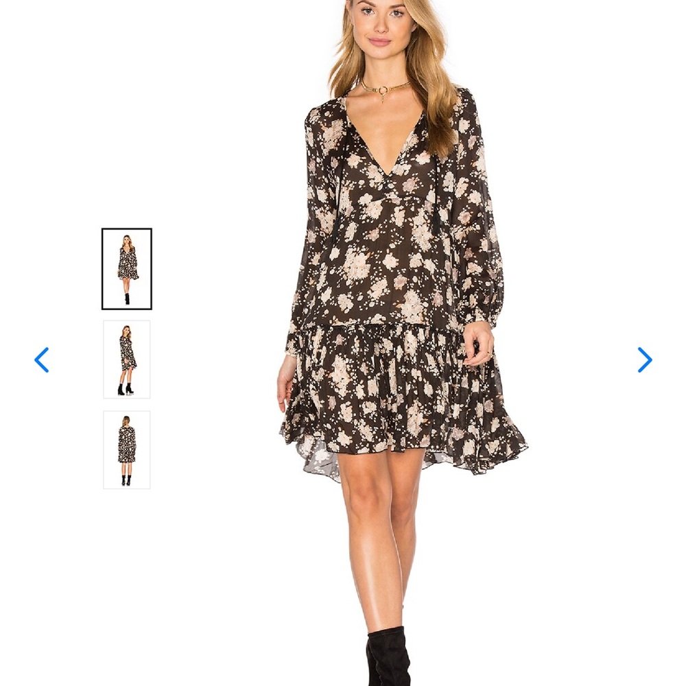 Spell and the Gypsy Dancer Long Sleeve Play dress in Caviar - Picture 9 of 13